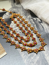 Load image into Gallery viewer, Vintage style statement silver necklace
