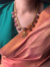 Load image into Gallery viewer, Statement vintage style necklace set in silver 925

