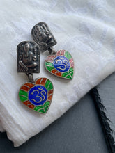 Load image into Gallery viewer, Meenakari Ganesha earrings
