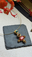 Load image into Gallery viewer, Statement vintage style hasli necklace
