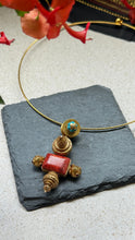 Load image into Gallery viewer, Statement vintage style hasli necklace
