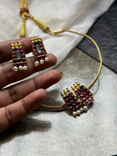 Load image into Gallery viewer, Classic vintage style silver 925 necklace set
