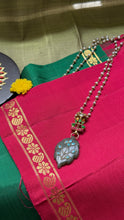 Load image into Gallery viewer, Statement inlay work aventurine pendant necklace
