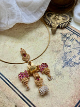 Load image into Gallery viewer, Statement vintage style hasli necklace
