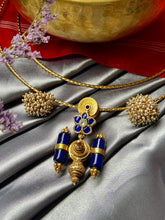 Load image into Gallery viewer, Vintage lapis lazuli double layer hasli
