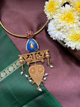 Load image into Gallery viewer, Statement vintage style 925gold polish necklace
