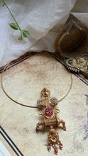 Load image into Gallery viewer, Statement vintage style hasli necklace

