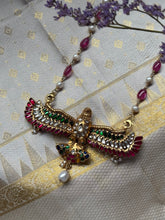 Load image into Gallery viewer, One of a kind pannchi pendant necklace
