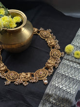 Load image into Gallery viewer, One of a kind gold polish statement necklace
