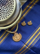 Load image into Gallery viewer, One of a kind 925 gold polish goddess Lakshmi  necklace

