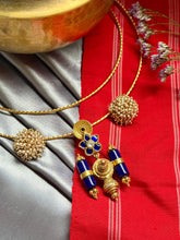 Load image into Gallery viewer, Vintage lapis lazuli double layer hasli
