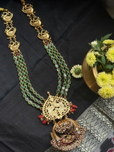 Load image into Gallery viewer, One of a kind gold polish kundan work statement necklace
