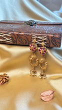 Load image into Gallery viewer, Vintage inspired (925 silver) jhumkas in gold polish
