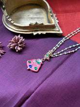 Load image into Gallery viewer, Natural coral inlay work necklace
