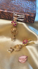 Load image into Gallery viewer, Vintage inspired (925 silver) jhumkas in gold polish
