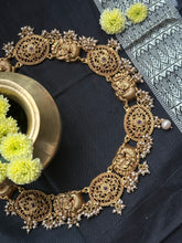 Load image into Gallery viewer, One of a kind gold polish statement necklace
