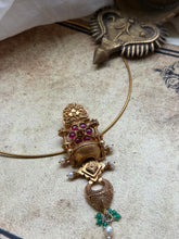 Load image into Gallery viewer, Statement vintage style hasli necklace
