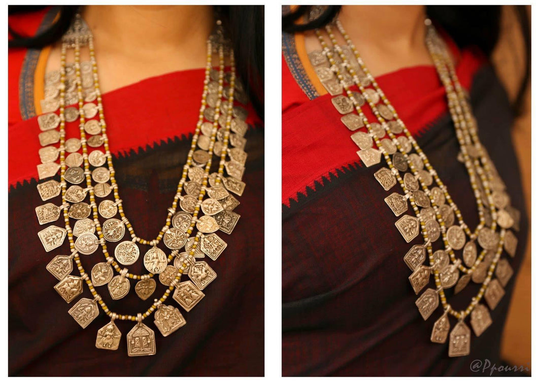 Multilayered Vintage Patri (Amulet)Neckpiece